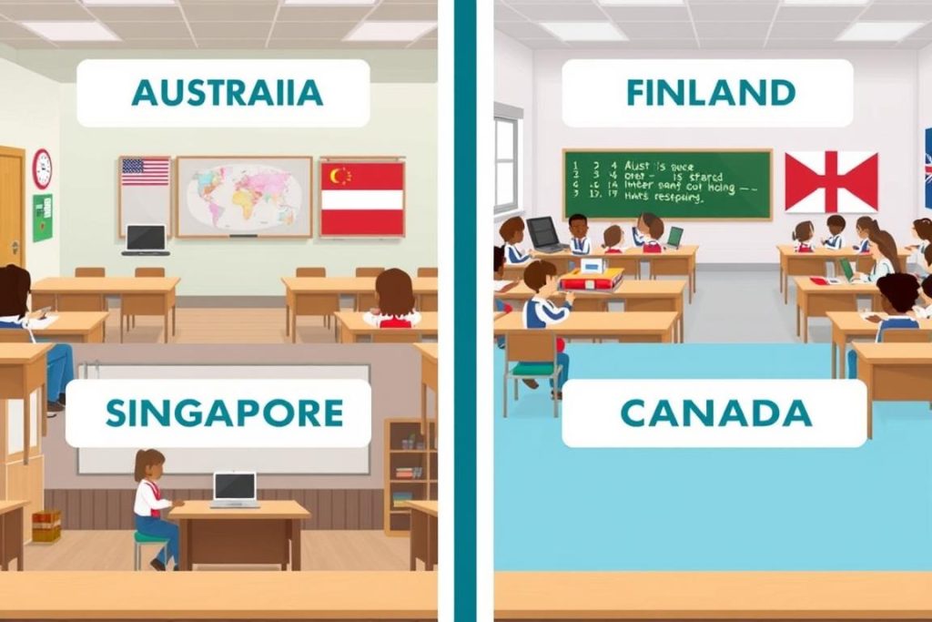Comparison of multilingual education systems globally